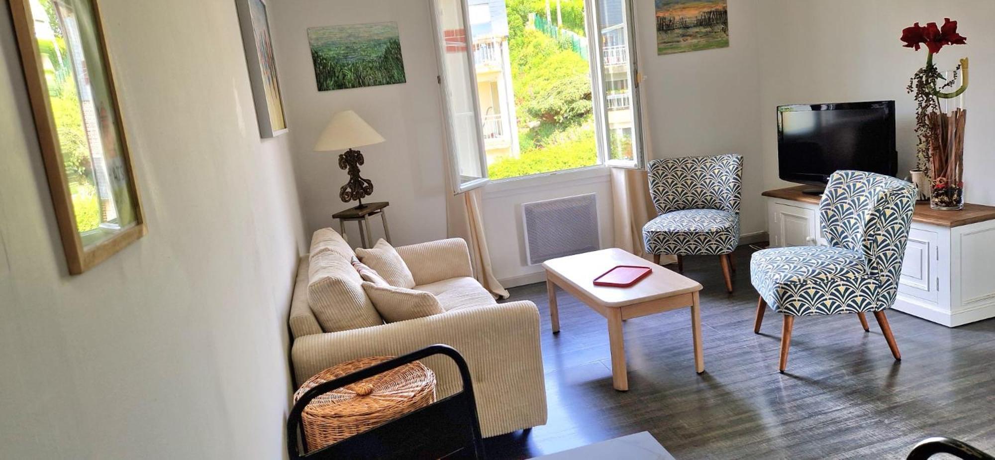 Bel Appartement, 2 Chambres, Parking, Proximite Plage Et Centre Ville Трувил сюр Мер Екстериор снимка
